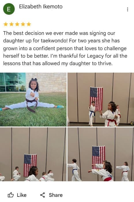 Preschool Martial Arts Classes | Legacy Martial Arts